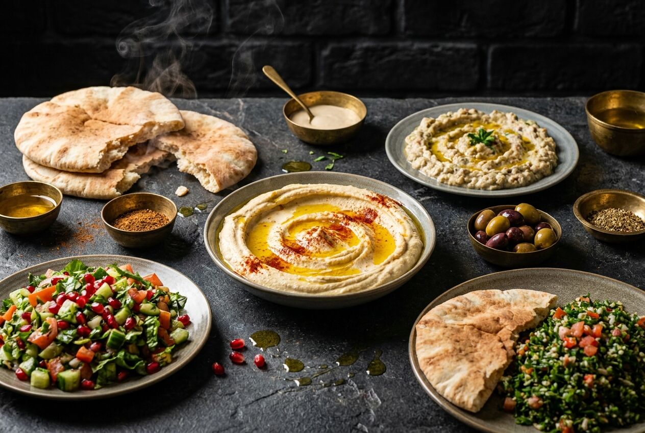 Mezze spread